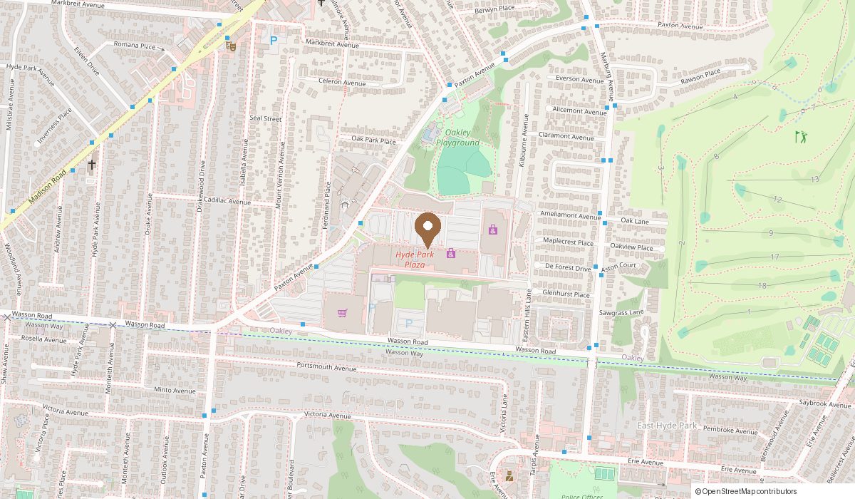 Map: 3848 Paxton Ave Salon Lofts Suite 21, Cincinnati, OH 45209